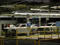 2008 Dodge Challenger SRT8 on the production line